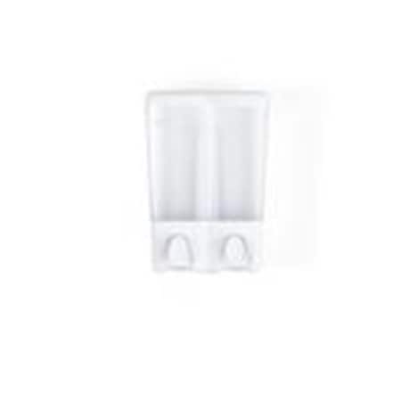 Latestluxury CLEAR CHOICE 2 Chamber Soap and Shower Dispenser White LA2651854